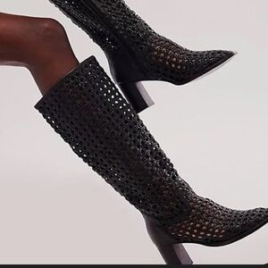 🔥 Free People Woodstock Woven Boot Women's